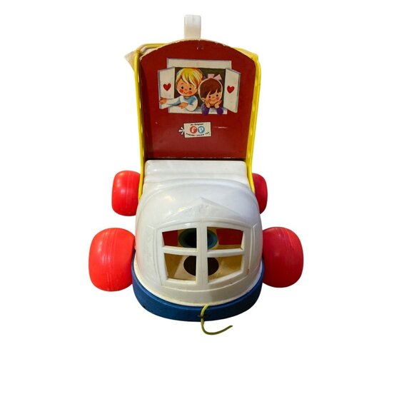 Vintage Fisher Price Pull-a-Long Lacing Shoe Used Fair Condition - Picture 1 of 12